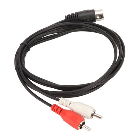 5 Pin Din Male To 2 Male Cable Plug And Play Pvc 5 Pin Din To 2 Cable For Stereo Equipment For