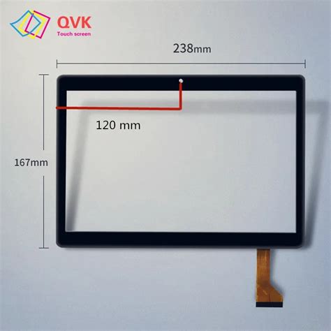 10 1Inch 2 5D Black White 237 167 Mm Tablet PC Capacitive Touch Screen