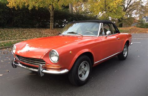 1969 Fiat 124 Sport Spider Convertible