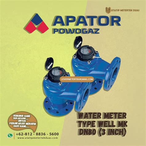 Water Meter Powogaz Type Well Mk Dn Inch