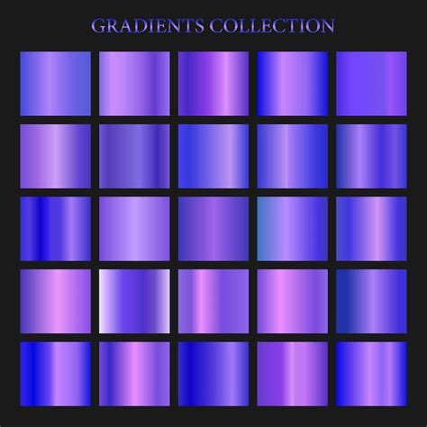 Free Vector | Violet gradient collection for fashion design