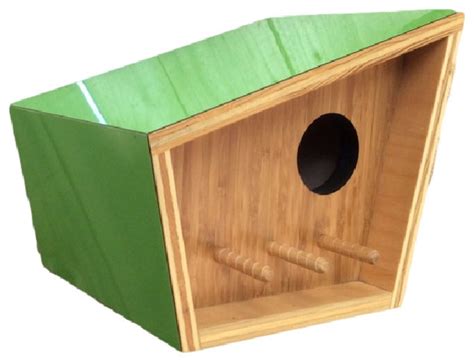 Mid-Century Modern Birdhouse - Contemporary - Birdhouses - by Sourgrass