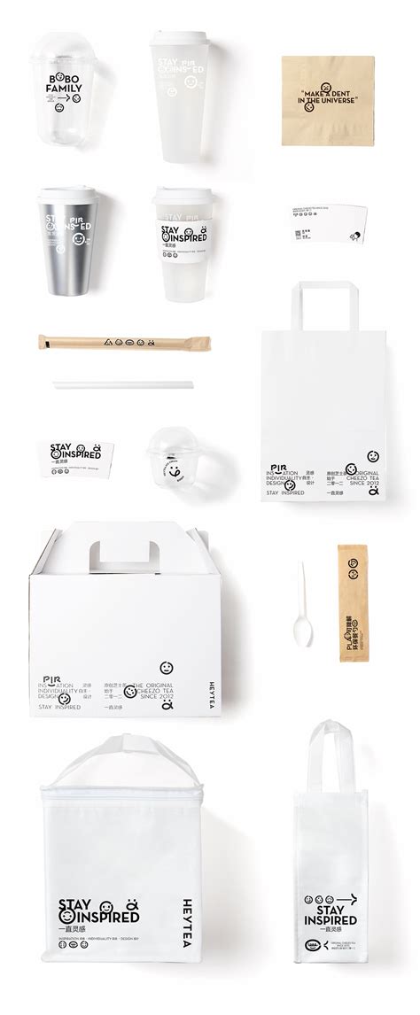 喜茶儿童节限定包装 HEYTEA Children s Day Packaging Minimalism Behance