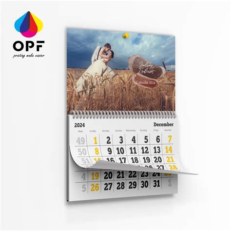 Upload Design - Wall Calendar - 2B Printing Solutions Pte Ltd