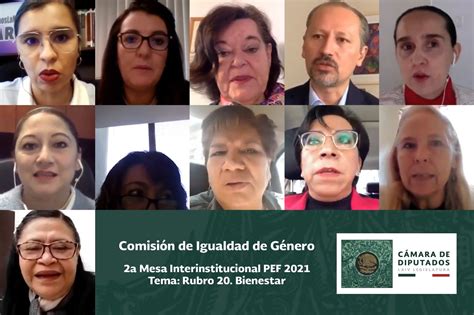 Comisión De Igualdad De Género De La Cámara De Diputados Se Reúne Con