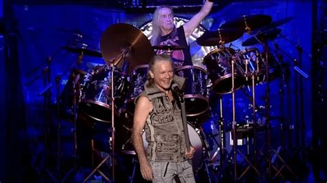 Iron Maidens Nicko Mcbrain Celebrates St Birthday Onstage In Finland