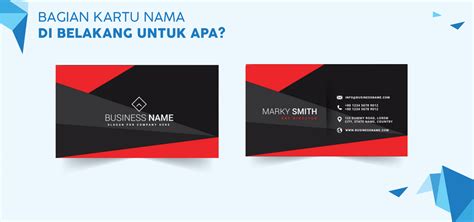 Contoh Kartu Nama 30 Contoh Desain Kartu Nama Keren Dan Elegan Riset