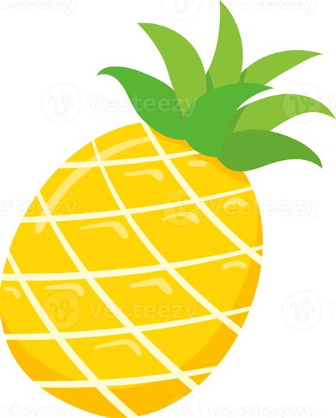 Desenho De Ilustra O De Frutas De Abacaxi Png