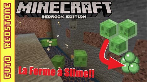 Comment Fabriquer Une Ferme à Slime Minecraft 121 Bedrock édition