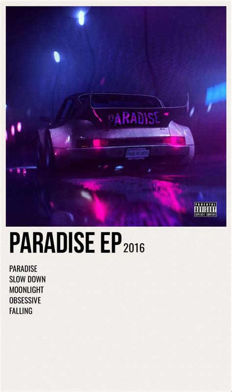 paradise ep Carteles de música de época Impresión de póster Póster