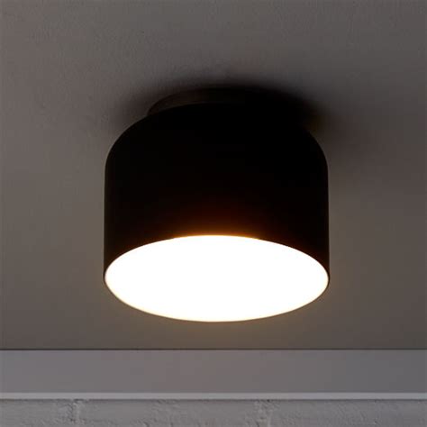 Black Flush Mount Lights | CB2