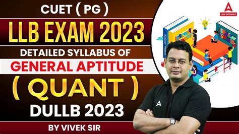 Cuet Pg Llb Quantitative Aptitude Detailed Syllabus For Du Llb