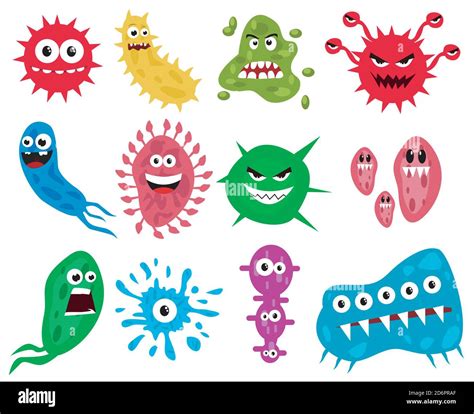 Dibujos Animados De Microbios Im Genes Recortadas De Stock Alamy