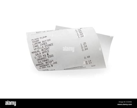 Receipt Hi Res Stock Photography And Images Alamy