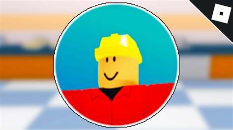 How To Get The Safety Hat Badge In Game Hat In Cook Burgers Roblox