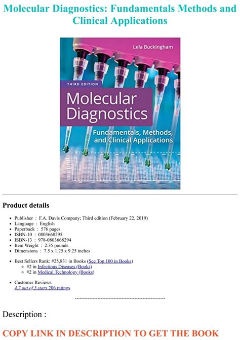 Read Pdf Molecular Diagnostics Fundamentals Methods And Clinical Applications Read Free