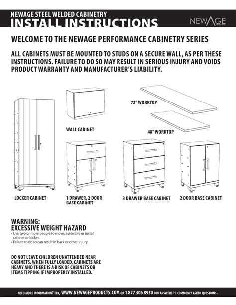 New Age Cabinets Installation Instructions | Cabinets Matttroy