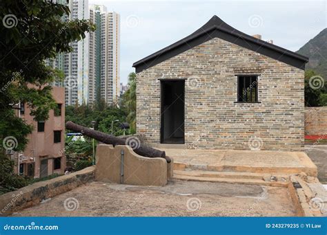 20 April 2021 the Canon on Tung Chung Fort in Hong Kong Editorial Image - Image of cannons, asia ...