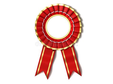 Red Ribbon Award stock illustration. Illustration of symbol - 18335098