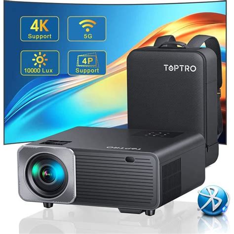 Vid Oprojecteur G Wifi Bluetooth Lumens Toptro Projecteur K