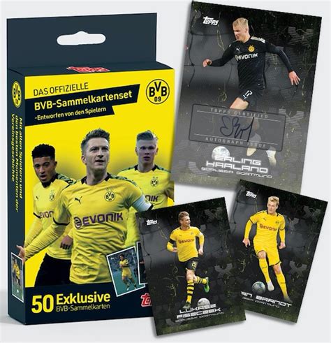 Topps X Bvb Borussia Dortmund Checklist Set Info Buy Boxes