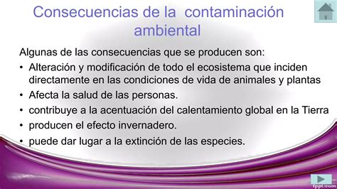 Ppt contaminación ambiental PPT