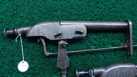 T119a And T119b Pair 12 Gauge Animal Traps A Merz Antique Firearms