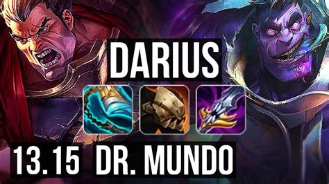 Darius Vs Dr Mundo Top 6 Solo Kills 400 Games 900k Mastery