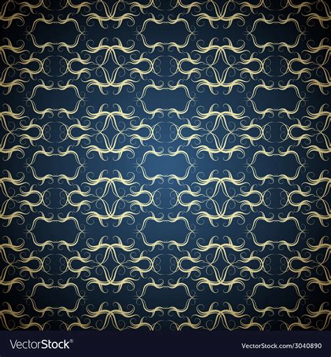 Golden Seamless Pattern Royalty Free Vector Image