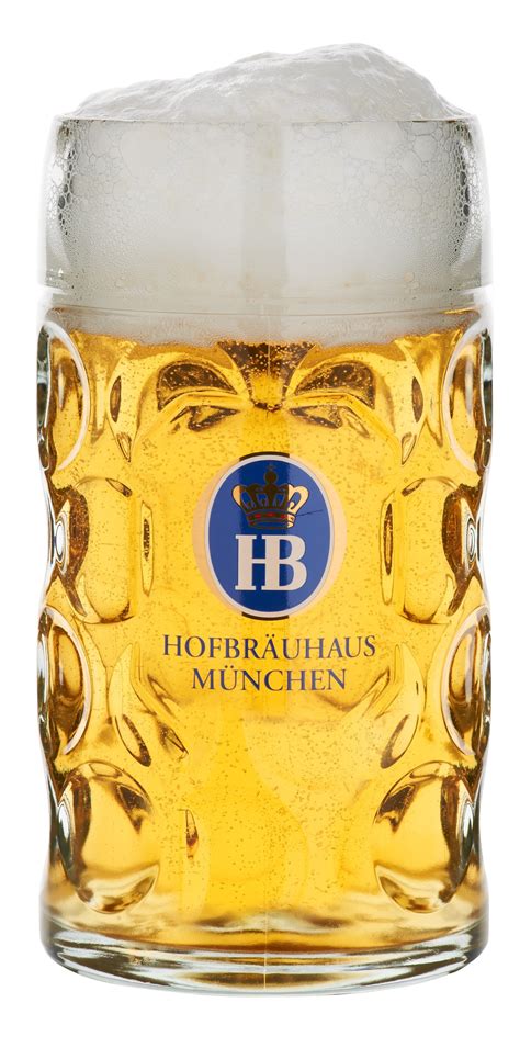 German Beer Mug Munich Hofbräuhaus München Hb Glass Mug 05 Liter King