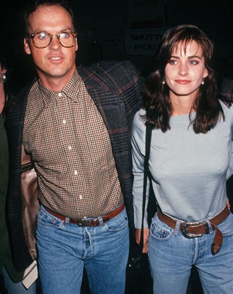 #TBT: Michael Keaton and Courteney Cox Rock Matching Jeans | GQ