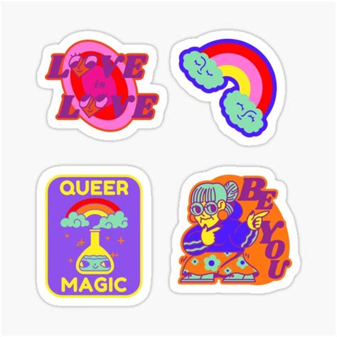 Gay Pride Lgbt Pride Month Illustrations Sticker For Sale By Marietadesigns Redbubble