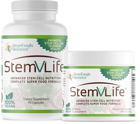 StemFoods Holistics Stem Cells The Relationship Between StemVLife