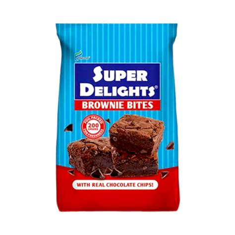 Super Delights Brownie Bites With Real Chocolate Chips G Shopifull