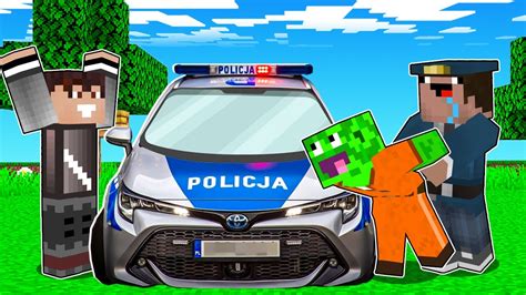 NOOBEK ZOSTAŁ POLICJANTEM i NAS ARESZTOWAŁ w Minecraft YouTube