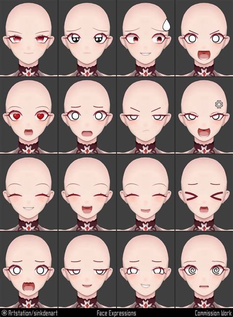 pin  neli kramberger  chibi character modeling drawing face
