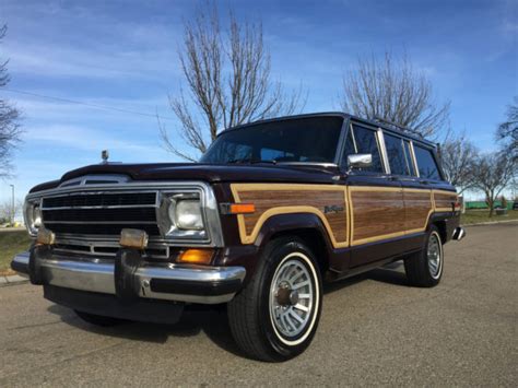 1989 Jeep Grand Wagoneer Four Wheel Drive Classic Woody Suv For Sale Photos Technical