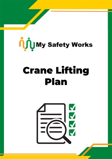 Crane Lifting Plan | My Safety Works