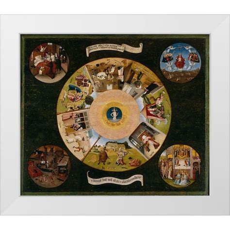 Bosch, Hieronymus 13x12 White Modern Wood Framed Museum Art Print ...