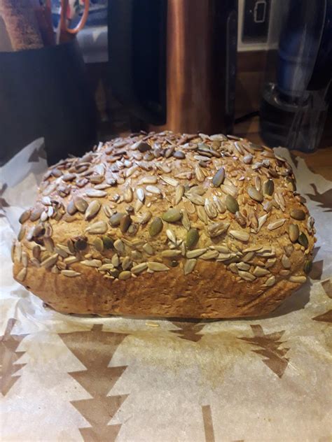 [homemade] No Knead Wholemeal Bread R Food