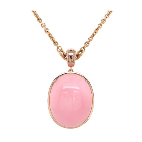 Silverhorn Pink Opal Pendant Set In Rose Gold Opal Pendants Pendant Pink Opal