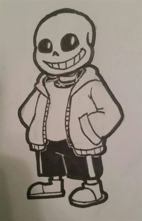 Sans Drawing Tutorial | Undertale Amino