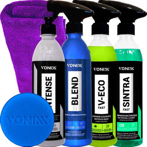 Kit Limpeza Automotiva Lavagem A Seco Profissional Vonixx Shopee Brasil