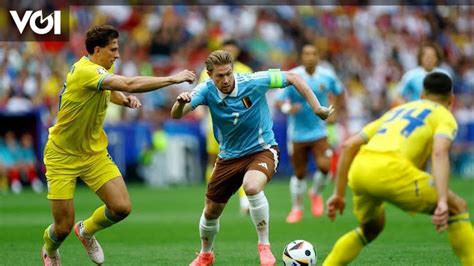 Euro 2024 Ukraina Vs Belgia 0 0 The Red Devils Tetap Lolos Sebagai