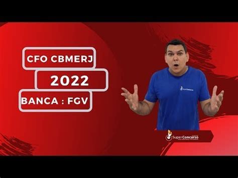 COMO ESTUDAR PARA O CFO CBMERJ 2022 BANCA FGV Cfocbmerj2022 Cbmerj