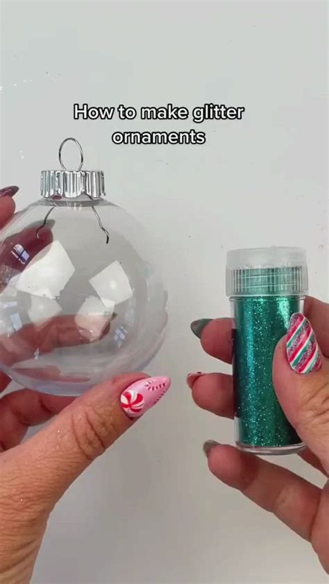 Learn How To Make Diy Glitter Ornaments Discover The Very Best Glue