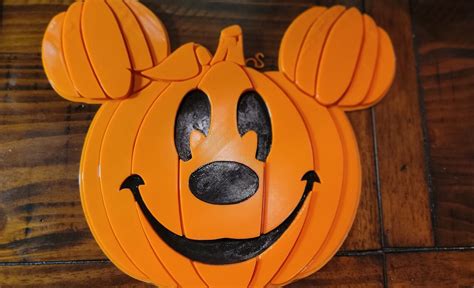 Mickey Pumpkin, Mickey Halloween Decoration - Etsy