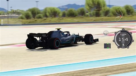 Assetto Corsa F1 2019 Replay Lap Around Paul Ricard With No Chicanes