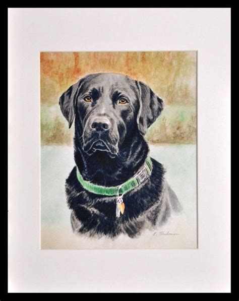 Black Labrador Retriever Art Print Labrador Retriever Art - Etsy