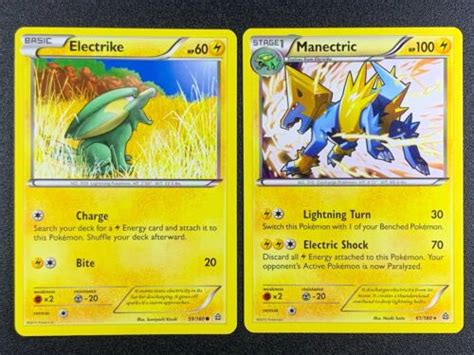 Electrike Common Manectric Primal Clash Pokemon